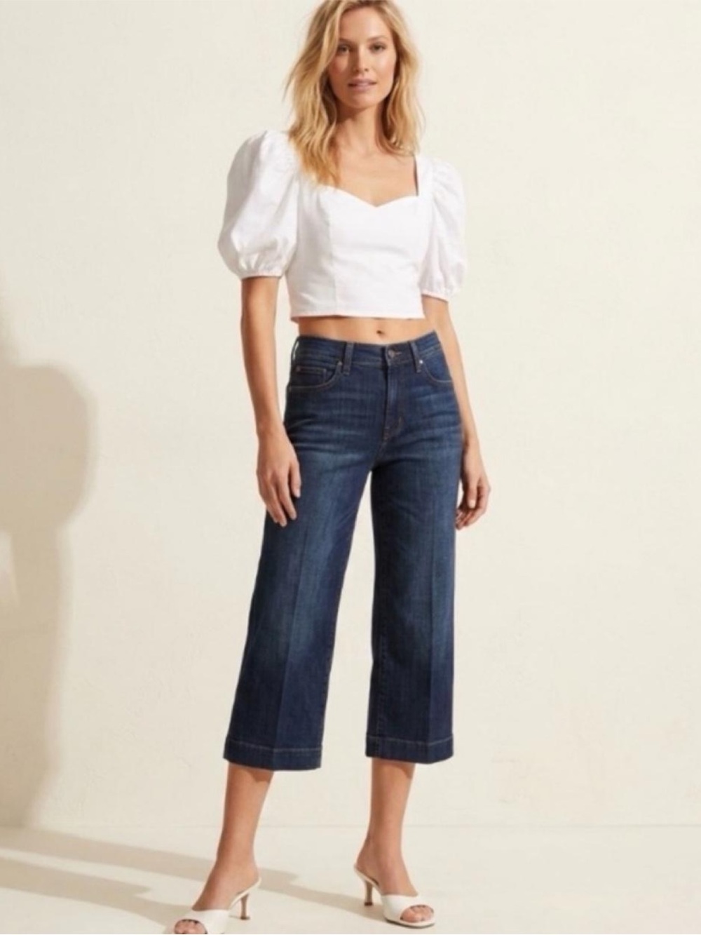7 For All Mankind Crop Dojo Jeans Size 27 Y2K